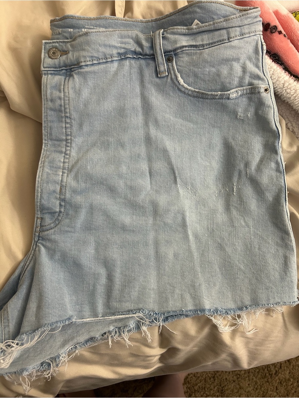 Light Blue Denim Shorts - Old Navy